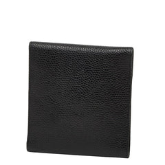 ディオール 三つ折り財布 ブラック レザー レディース Dior 【中古】