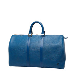 ルイ ヴィトン エピ キーポル45 ボストンバッグ トラベルバッグ M42975 トレドブルー レザー レディース LOUIS VUITTON 【中古】