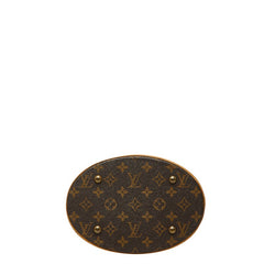 ルイ ヴィトン モノグラム バケットPM トートバッグ ショルダーバッグ M42238 ブラウン PVC レザー レディース LOUIS VUITTON 【中古】