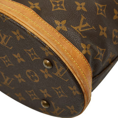 ルイ ヴィトン モノグラム バケットPM トートバッグ ショルダーバッグ M42238 ブラウン PVC レザー レディース LOUIS VUITTON 【中古】