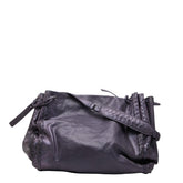 ボッテガヴェネタ 斜め掛け ショルダーバッグ パープル レザー レディース BOTTEGAVENETA 中古