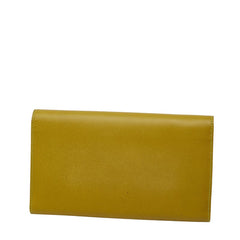 サルヴァトーレフェラガモ ヴァラ 長財布 グリーン レザー レディース Salvatore Ferragamo 【中古】