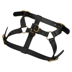 グッチ インターロッキングG ペット用 犬用 ハーネス サイズXL 695253 ブラック レザー レディース GUCCI 【中古】