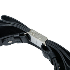 バレンシアガ リボン ベルト ブラック レザー メンズ BALENCIAGA 【中古】