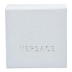 ヴェルサーチェ メドゥーサ カフス シルバー ブラック メタル メンズ VERSACE 【中古】