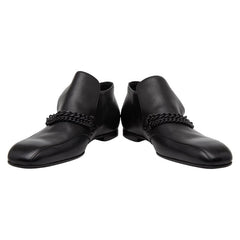 ボッテガヴェネタ - ローファー チェーン サイズ44 1/2 ブラック レザー メンズ BOTTEGAVENETA 【中古】