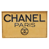 シャネル ロゴプレート ブローチ ゴールド メッキ レディース CHANEL 【中古】