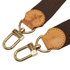 ルイ ヴィトン ショルダーストラップ ブラウン キャンバス レザー レディース LOUIS VUITTON 【中古】