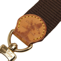 ルイ ヴィトン ショルダーストラップ ブラウン キャンバス レザー レディース LOUIS VUITTON 【中古】