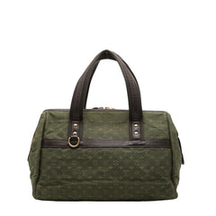 ルイ ヴィトン モノグラムミニ ジョセフィーヌGM ハンドバッグ M92412 カーキ ブラウン キャンバス レザー レディース LOUIS VUITTON 【中古】