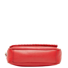 トリーバーチ チェーンショルダーバッグ レッド レザー レディース Tory Burch 【中古】