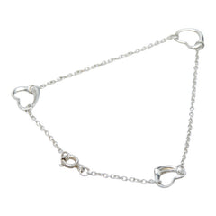 ティファニー オープンハート ブレスレット SV925 シルバー レディース TIFFANY&Co. 【中古】