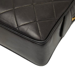 シャネル マトラッセ ワンショルダーバッグ ブラック ラムスキン レディース CHANEL 【中古】