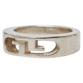 グッチ ダブルG リング 指輪 #11 SV925 シルバー レディース GUCCI 【中古】