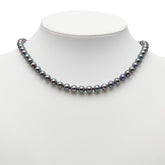 SV925 シルバー アコヤパール7~7.5mm パールネックレス レディース 【中古】