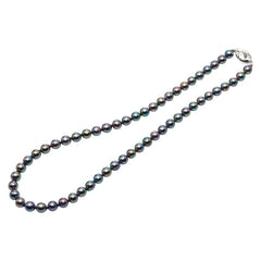 SV925 シルバー アコヤパール7~7.5mm パールネックレス レディース 【中古】