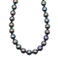 SV925 シルバー アコヤパール7~7.5mm パールネックレス レディース 【中古】