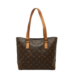 ルイ ヴィトン モノグラム カバ ピアノ トートバッグ ショルダーバッグ M51148 ブラウン PVC レザー レディース LOUIS VUITTON 【中古】