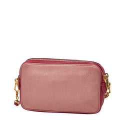 ミュウミュウ 斜め掛け ショルダーバッグ ピンク レザー レディース MIUMIU 【中古】
