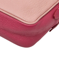 ミュウミュウ 斜め掛け ショルダーバッグ ピンク レザー レディース MIUMIU 【中古】