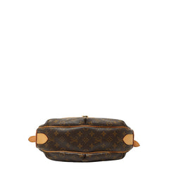 ルイ ヴィトン モノグラム トゥラムGM 斜め掛け ショルダーバック M40075 ブラウン PVC レザー レディース LOUIS VUITTON 【中古】
