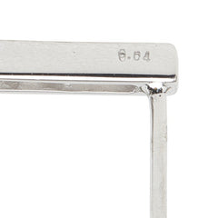 K14WG ホワイトゴールド ダイヤ0.08ct ピアス レディース 【中古】