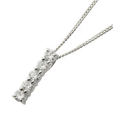 Pt900 プラチナ Pt850 プラチナ ダイヤ0.30ct ネックレス レディース 【中古】