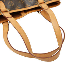 ルイ ヴィトン モノグラム バティニョール オリゾンタル ショルダーバッグ トートバッグ M51154 ブラウン PVC レザー レディース LOUIS VUITTON 【中古】