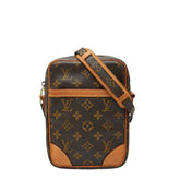 ルイ ヴィトン モノグラム ダヌーブ 斜め掛け ショルダーバッグ M45266 ブラウン PVC レザー レディース LOUIS VUITTON 【中古】