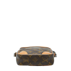 ルイ ヴィトン モノグラム ダヌーブ 斜め掛け ショルダーバッグ M45266 ブラウン PVC レザー レディース LOUIS VUITTON 【中古】