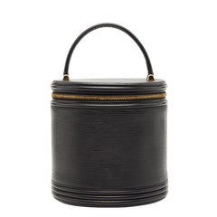 ルイ ヴィトン エピ カンヌ バニティバッグ ハンドバッグ M48032 ノワール ブラック レザー レディース LOUIS VUITTON 【中古】