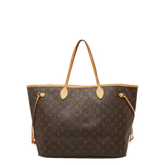ルイ ヴィトン モノグラム ネヴァーフルGM トートバッグ ショルダーバッグ M40157 ブラウン PVC レザー レディース LOUIS VUITTON 【中古】