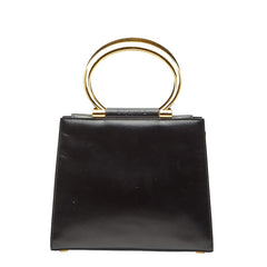 セリーヌ ハンドバッグ ブラック レザー レディース CELINE 【中古】