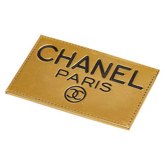 シャネル ロゴ ブローチ ゴールド メッキ レディース CHANEL 【中古】