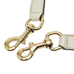 グッチ ショルダーストラップ ホワイト レザー レディース GUCCI 【中古】