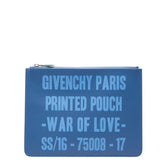ジバンシー クラッチバッグ ブルー レザー レディース Givenchy 【中古】