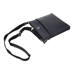 エム シー エム ロゴ金具 斜め掛け ショルダーバッグ ブラック レザー レディース MCM 【中古】