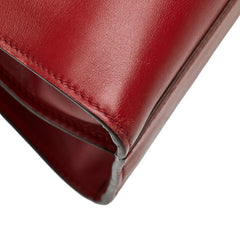 グッチ バンブー ニムフェア ハンドバッグ ショルダーバッグ 2WAY 459076 レッド レザー レディース GUCCI 【中古】