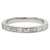 Pt950 プラチナ ダイヤ0.68ct ハーフエタニティ リング 指輪 レディース 12.5号 【中古】