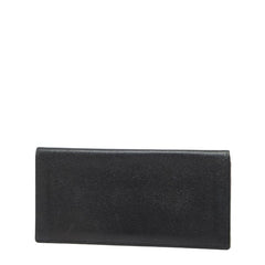 カルティエ マストライン 長財布 ブラック レザー レディース CARTIER 【中古】