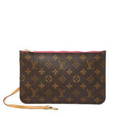 ルイ ヴィトン モノグラム ネヴァーフルMM 付属品 ポーチ ポーチ M41177 スリーズ ブラウン PVC レザー レディース LOUIS VUITTON 【中古】