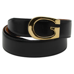 グッチ ベルト サイズ:65 26 036 1406 0956 ブラック レザー レディース GUCCI 【中古】