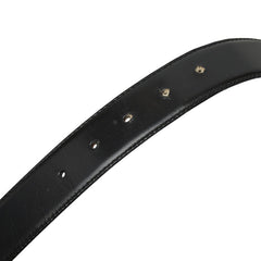 グッチ ベルト サイズ:80 32 036 1406 0956 5 ブラック レザー レディース GUCCI 【中古】