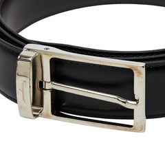サルヴァトーレフェラガモ リバーシブル ベルト ブラック ブラウン レザー メンズ Salvatore Ferragamo 【中古】
