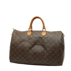ルイ ヴィトン モノグラム スピーディ40 ハンドバッグ ボストンバッグ トラベルバッグ M41522 ブラウン PVC レザー レディース LOUIS VUITTON 【中古】