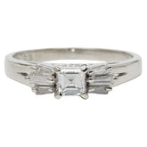 タサキ Pt900 プラチナ ダイヤ0.23ct ダイヤ0.20ct リング 指輪 レディース TASAKI 10号 【中古】