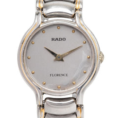 ラドー フローレンス 腕時計 204.3647.4 クオーツ グレー文字盤 ステンレススチール レディース RADO 【中古】