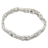 K14WG ホワイトゴールド ダイヤ2.00ct ブレスレット レディース 【中古】