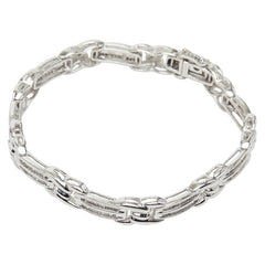 K14WG ホワイトゴールド ダイヤ2.00ct ブレスレット レディース 【中古】