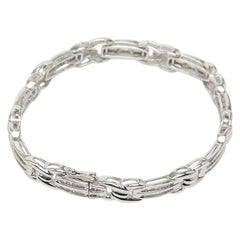 K14WG ホワイトゴールド ダイヤ2.00ct ブレスレット レディース 【中古】